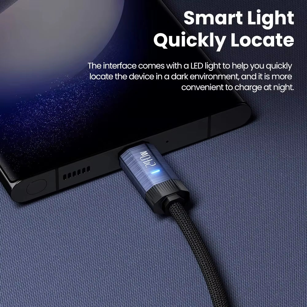 240W USB C to USB Type C Cable 48V 5A PD3.1 Super Fast Charging for Iphone 15 Promax Samsung S23 Macbook Hauwei Xiaomi